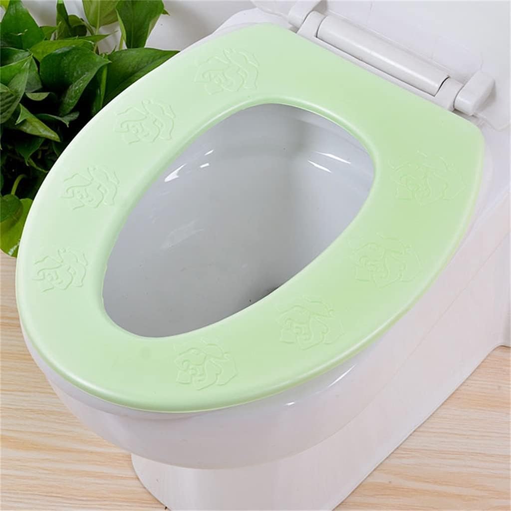 Toilet Seat Cushion Thin Net Red Seat Cushion Household Waterproof Foam Plastic Toilet Seat Universal for All Seasons (Color : C, Size A