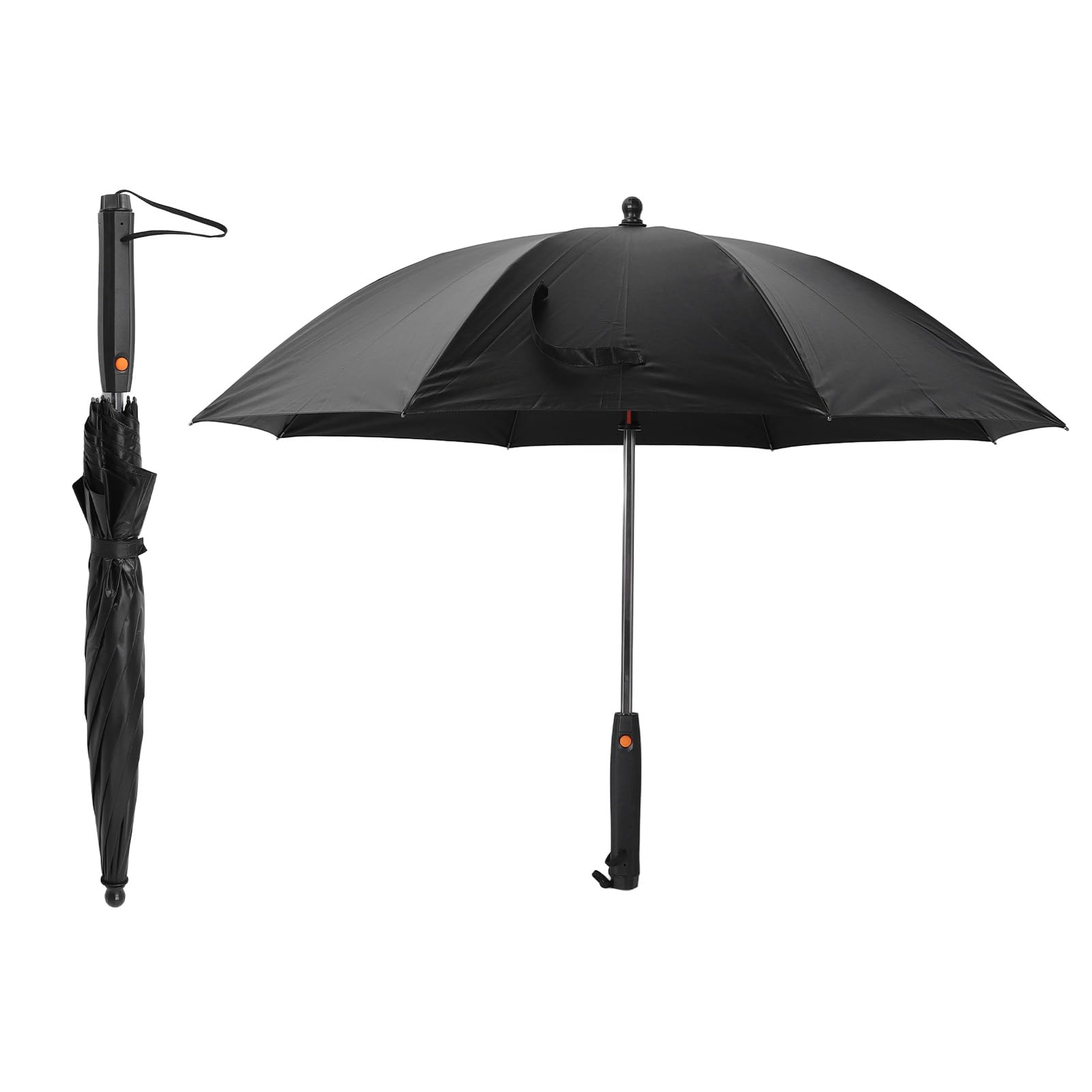Sonnenschirm mit Eingebautem Ventilator und Sprühnebel, UPF 50+ UV-blockierender Regenschirm, für Sommer, Kühlung, Strand, Beschlagen von Umberlla, Batteriebetrieben