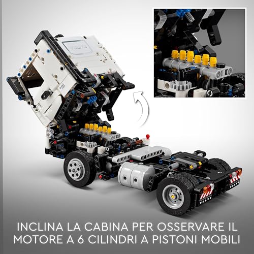 Technic Autocarro Volvo FMX ed Escavatore Elettrico EC230, Camion Giocattolo con Rimorchio, Veicolo e Stazione Ricarica, Regalo per Bambini e Bambine da 10 Anni Fan dei Giochi da Cantiere 42175 - Lego - Immagine 2