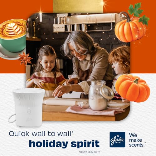 Glade® Scent Flow PlugIns® Air Freshener Starter Kit, Golden Pumpkin & Spice, 1 Device + 1 Refill, 0.67 fl oz - image 2
