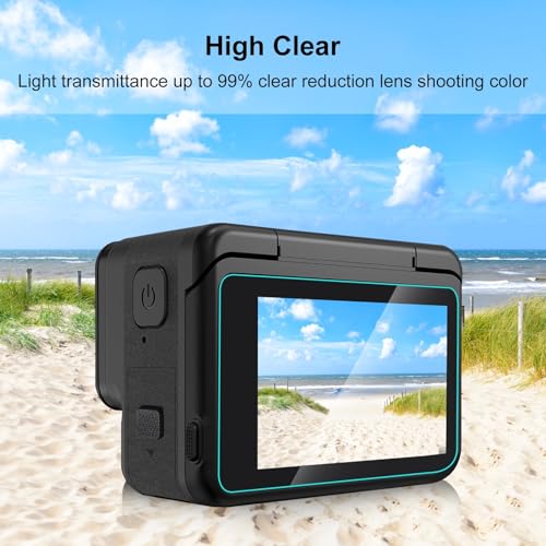 Accesorios Insta360 Ace Pro kit película protectora lente con cristal templado transparente 5