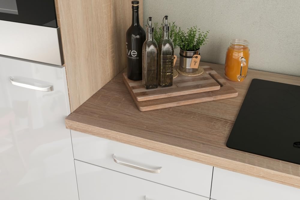 Arbeitsplatte 100 x 60 x 3,8 cm Sonoma Eiche Valencia/Neapel