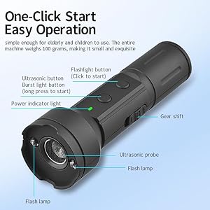 Portable Dog Bark Deterrent Device, Dog Barking Control Devices, Three Sound Ranges & USB-C Charging. Very Safe for People and Dogs. Can be Used to Train Dogs and Deter Vicious Dogs