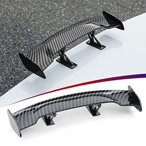 COGEEK Universal Mini Spoiler Wing Carbon Fiber Real Tail Spoiler Wing Auto Exterior Accessories for...