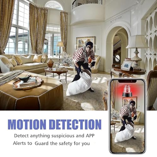 DDLC WiFi CCTV Security Camera 1080p Full HD for Home Indoor Focus Magnet Mini WiFi Magnetic Live Stream Night Vision IP Wireless Audio Video... - Image 4