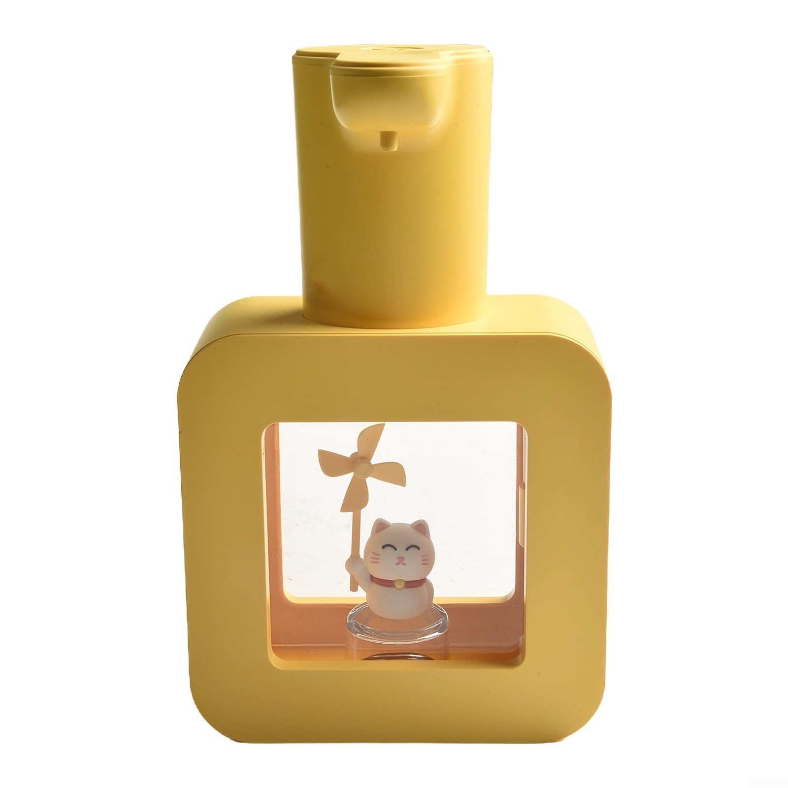 Dispenser automatico di sapone per bambini con capacità di 400 ml, ricaricabile tramite USB, schiuma con promemoria di utilizzo in 20 secondi e funzione impermeabile IPX5 (giallo)