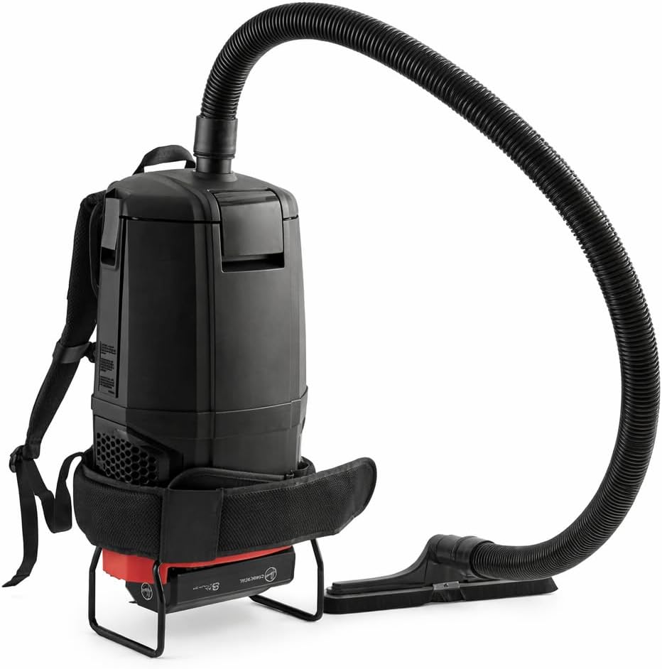 Cordless Backpack Vacuum Cleaner Kit, 40V Commercial Cleaning Vacuum with 8.0Ah Battery, Charger & 10 Dust Bags, Lightweight HEPA Backpack Vacuum for Professional Use