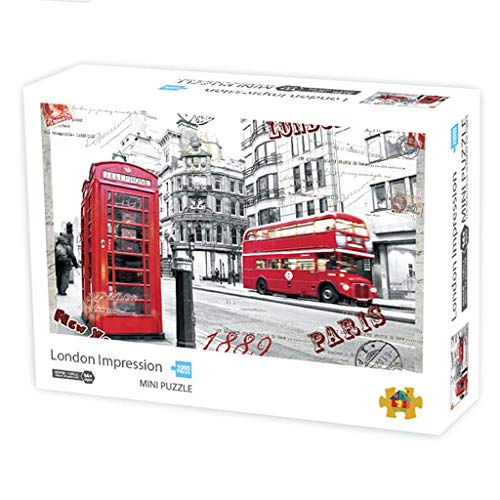 Li Ping Lion/London Image-1000 Piece Landscape Jigsaw Puzzle-Adult Kids Puzzle Toy(75 x 50cm) (London Image)