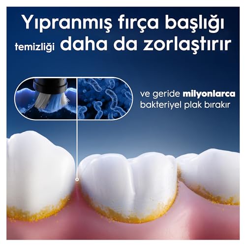 Image of Oral-B Lot of 6 Ultimate Clean Replacement Toothbrush Heads, Authentic, Black, Deep Cleaning, Plaque Removal, Round Brush Head for Oral B iO Electric Toothbrushes