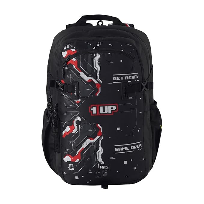 Wiki Stylish Unisex Backpack | Tribe 3 Durable & Lightweight backpack for Men & Women | Backpack for Office, Gym, Travel (40 Litre, Black)