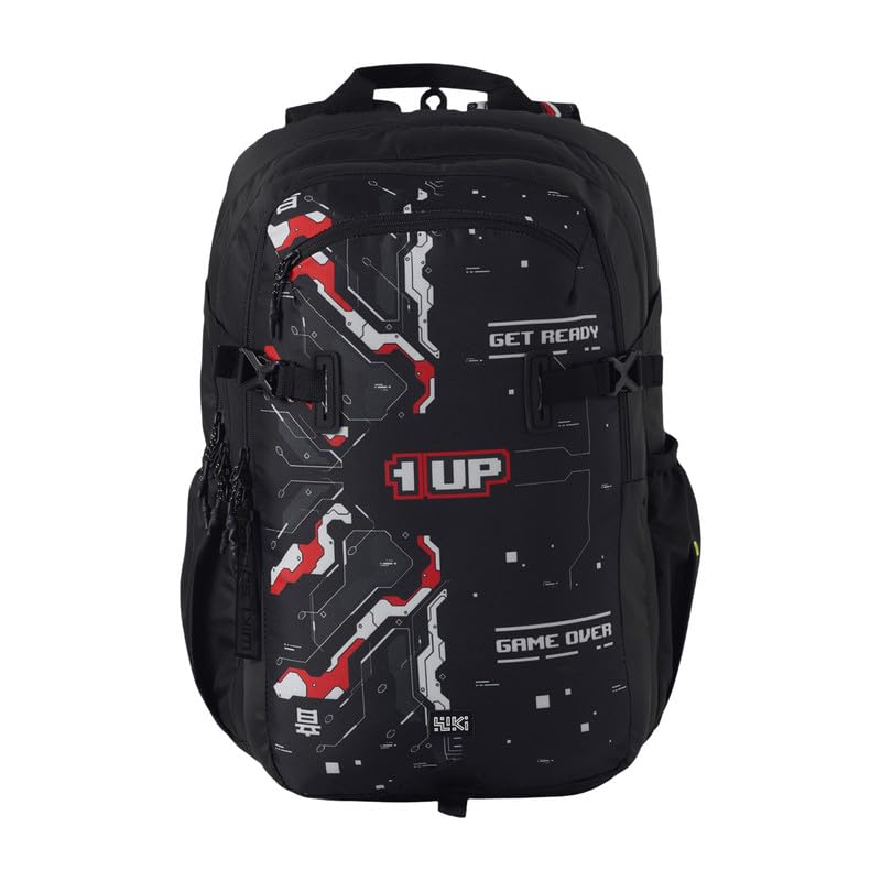 Image of Wiki Stylish Unisex Backpack | Tribe 3 Durable & Lightweight backpack for Men & Women | Backpack for Office, Gym, Travel (40 Litre, Black)
