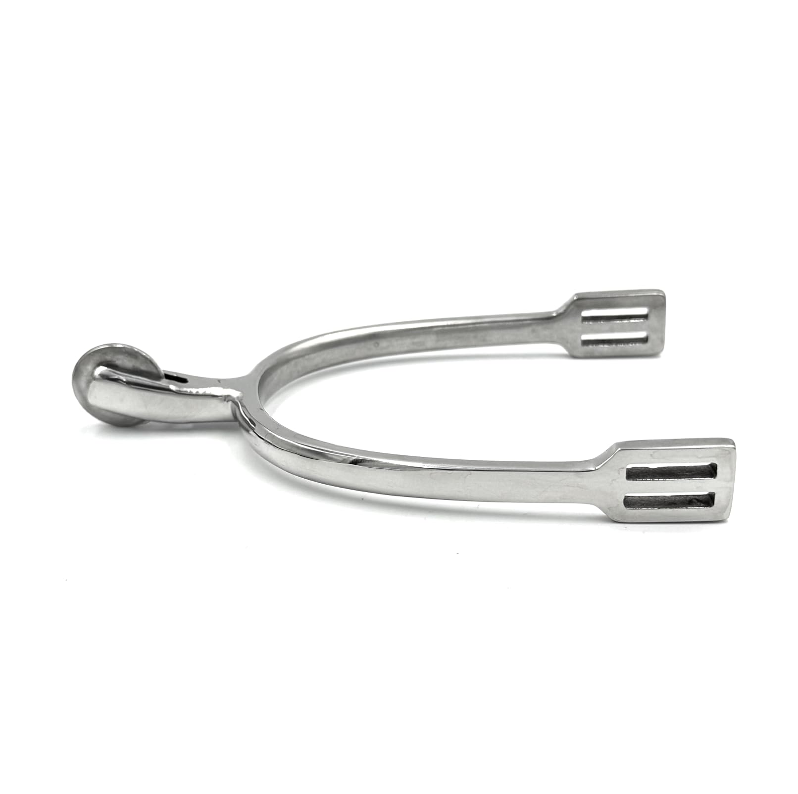 Equine Smile ES1011 Cycling Spores Riding Spurs Track High Quality Stainless Steel (Mens 40mm), silver, Herren 40 mm