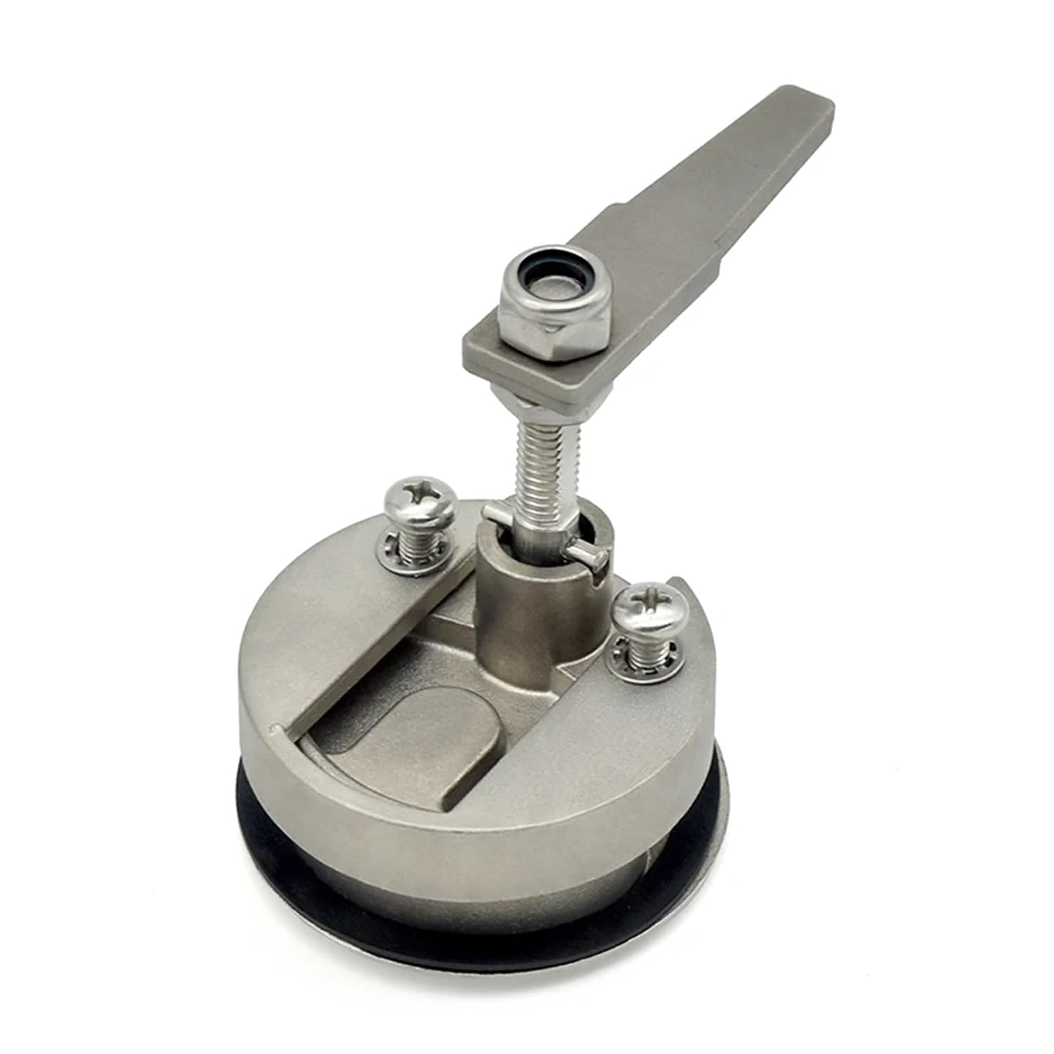 XK246-2-316 M1 Circular Pull Ring Tongue Lock 316 Material with Lock and Without Lock 1Pcs(XK246-2-316S)