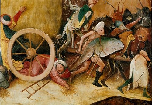 Impression sur toile Hieronymus Bosch pour sublimer un salon chaleureux 60x90cm