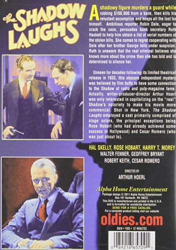 DVD Shadow Laughs 1933 Region 1 Película Clásica de Misterio Pre-Code 3