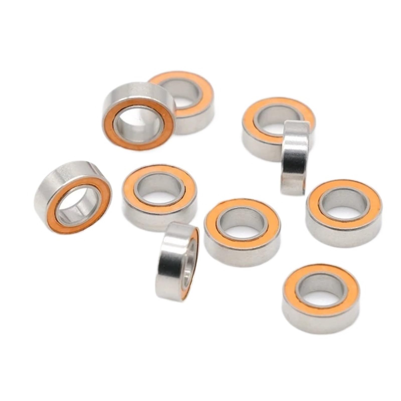 Cuscinetti a sfere in ceramica ibrida in acciaio inossidabile da 10 pezzi SMR95RS Kit di modifica CB ABEC-7(SMR128RS CB 8x12x3.5)