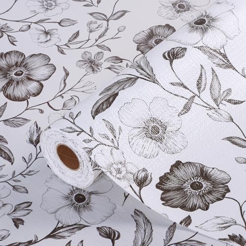 Drawer and Shelf Liner for Kitchen Cabinets Non-Adhesive and Strong Grip Shelf Liner Waterproof Non-Slip Drawer Liner Floral Cabinet Liner for Shelves Dressers Easy to Clean 16INX10FT by Generic - Used condition - US$8.61