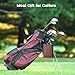 Golf Gear Kit with Pu Pouch, Rangefinder, Golf Balls, Tees, Covers, Divot Tool, and Mini Scorer for Golfers