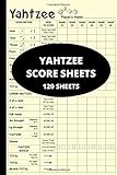 Yahtzee Score Sheets: 120 Sheets: 6 x 9 inches Score Book for playing Yahtzee