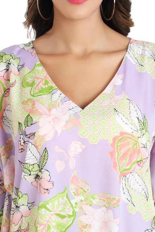 Image of Miss Lavish London Women's Kaftan- Kaftan Dress for Casual, Party, Evening, Vacation and Everyday Wear