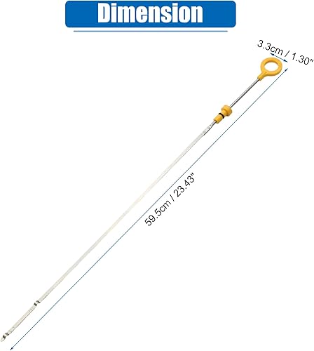 Miniatura 7 de uxcell Indicador de nivel de aceite del motor para Nissan X-Trail 2010 para Nissan NV200 2013 para Nissan Sentra 2009-2013 para Nissan X-Trail 2008