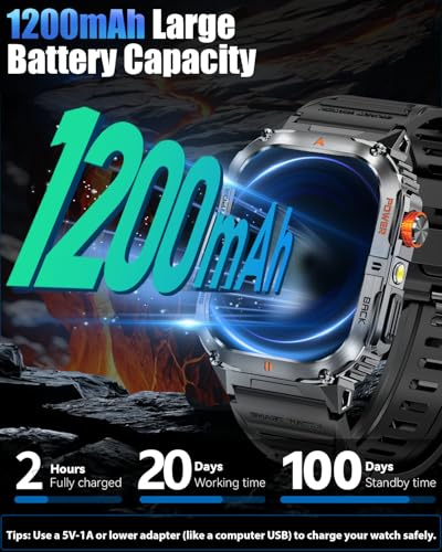 Military Smarty Watch for Men, 2.01