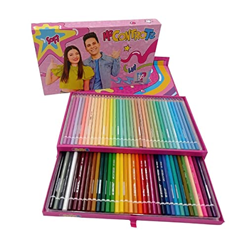 Astuccio Me Contro Te Confezione regalo da 72 pezzi di colori pastello e