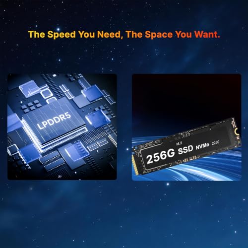 Image of wo-we H8 AI Mini PC, Intel Wildcat Lake Core 3 304, 8GB LPDDR5, Dual LAN