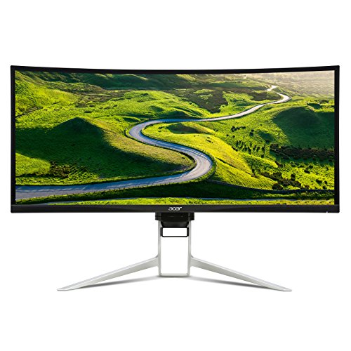 acer XR342CKBMIJPHUZX Monitor da 34, Risoluzione 3440 x 1440 Pixels, 300 ANSI lumen, 100M:1, Tempo di Risposta 5 Millisecondi, Nero