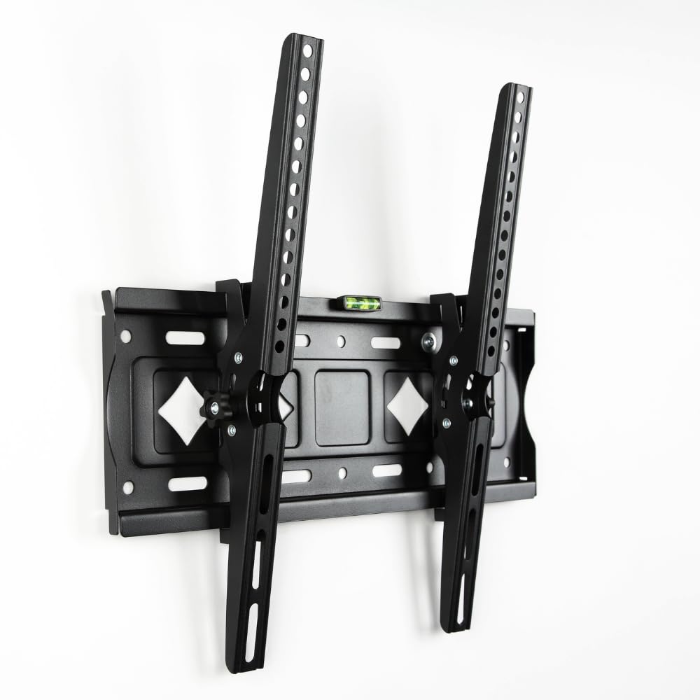 ONESAVETV Wall Bracket Fixed for Most 26-65Inch LCD/LED/OLED Flat Curved Screen TV Fixed TV Wall Mount with Max VESA 400x400mm and Up to 132lbs Ultra Slim Fixed TV Wall mount Bracket