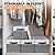 Criusia Large Storage Baskets Bins with Lids 4 Pack, Storage Baskets for Organizing Shelves Nursery Bedroom, Home Closet Organizers Cubes for Clothes Toys Blanket - Stackable & Sturdy -14x10x9.5