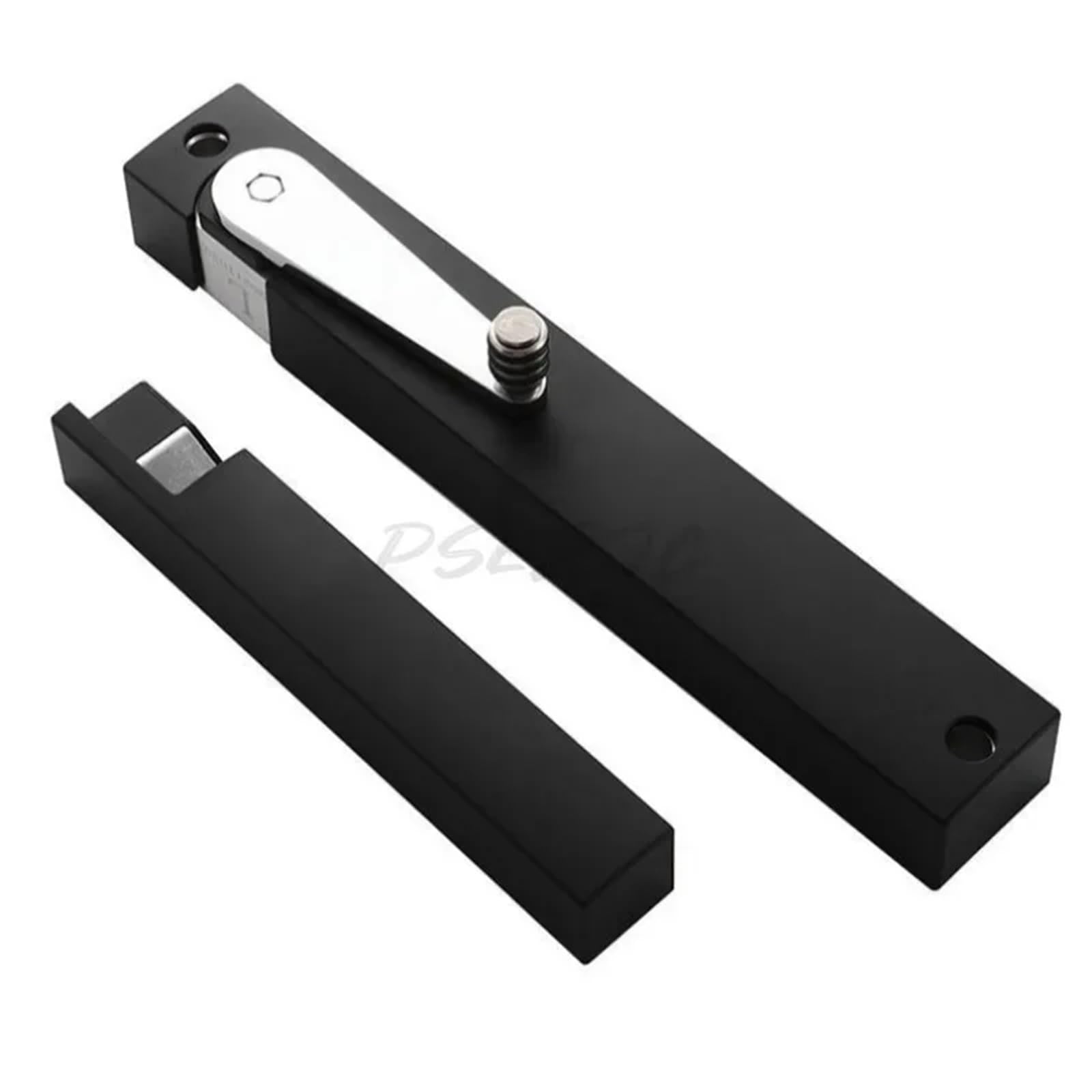 Room Damping Buffer External Door Opening Invisible Household Closing Silent Hydraulic Closer(Black Right Open)