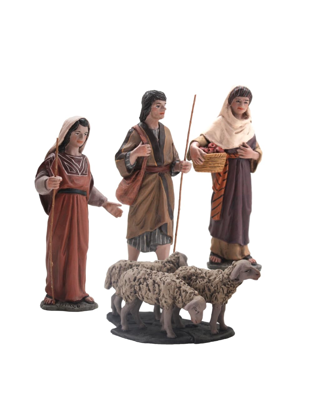 Triciclo Editores Pastor Rebaño Con Vara |Figuras De Belén |Serie 11cm