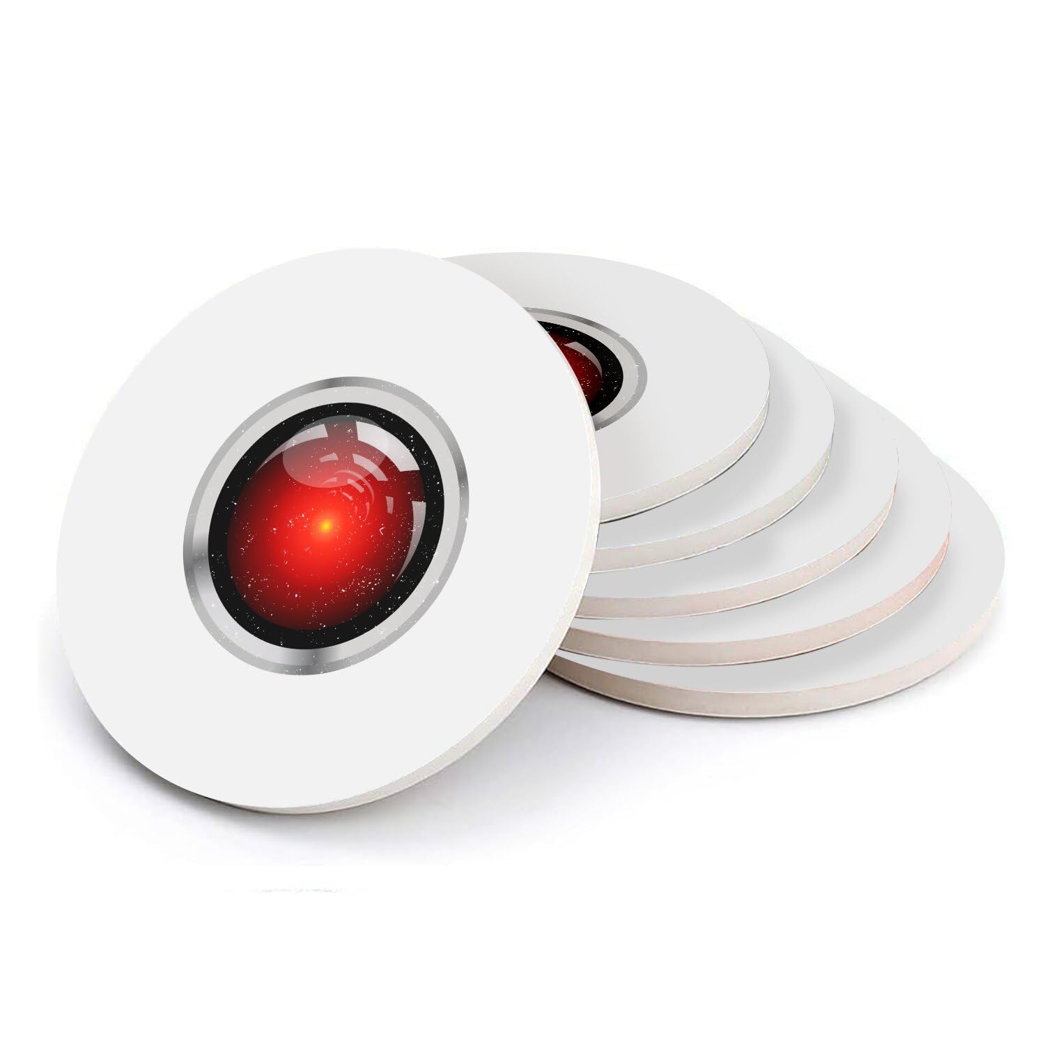 Sous verre ronds en céramique Hal 9000 céramique premium finitions soignées