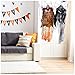 Hanging Halloween Decoration - Realistic Floating Ghoul Ghost Skeleton Face - 4 Pieces - Use In Home Or Office - Create Frightening Atmosphere & Make People Jump As They Walk Past The Horror