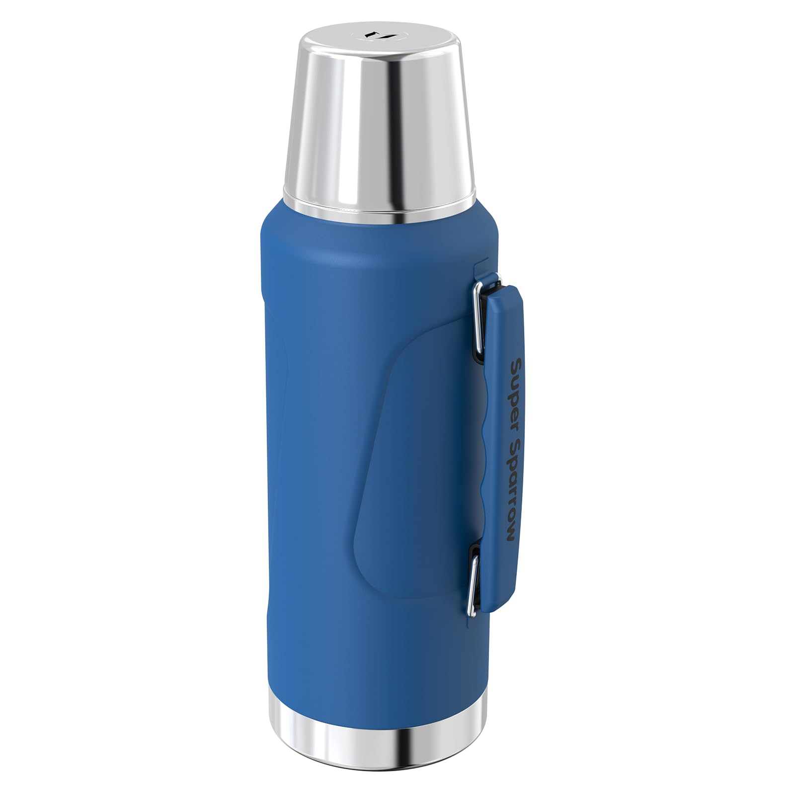 Super Sparrow Stainless Steel Water Bottle, 2L, Wide Mouth Vacuum Insulated Flask, BPA-Free ThermosBottle