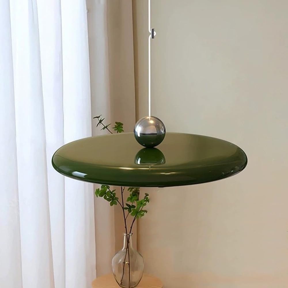 Gran Lámpara Colgante De Brazo Oscilante Moderna Con Atenuación LED Luminaria De Techo Suspendido Nórdica Actual Candelabro De Brazo Para Comedor E Isla De Cocina(Cream white,40cm/16in)