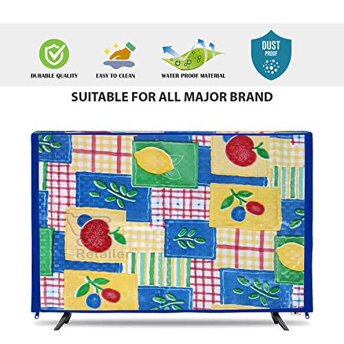 Image of Transparent LCD /LED T.V Protector Cover with Zipper Enclosure for 42 Inch Suitable for All Major Brand & Model (Color-Blue, Size-39x3x24 Inches)