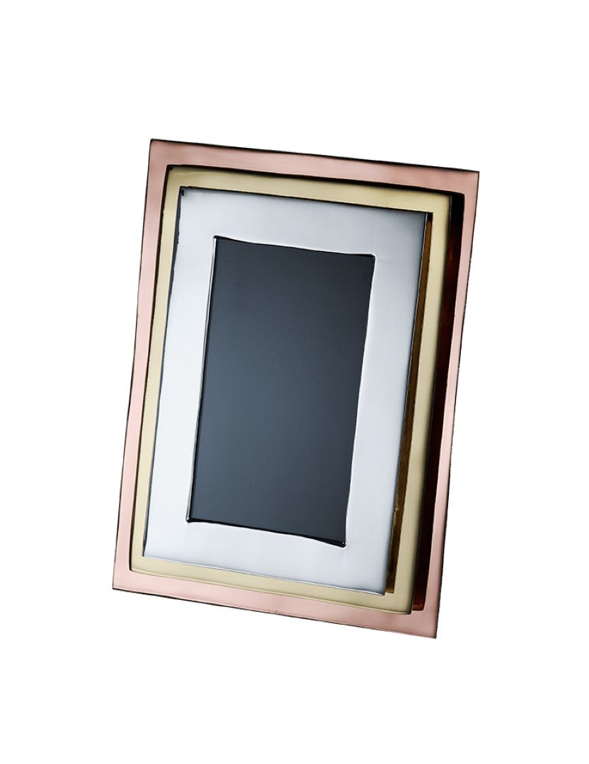EPISODEEPISODE Silver Plated Small Echo Photo Frame (D : 15 * 2.5 * 20 cms)