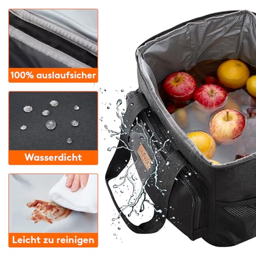 Lifewit Kühltasche 24L für unterwegs, isolierte Lunchbox für Essen und Getränke