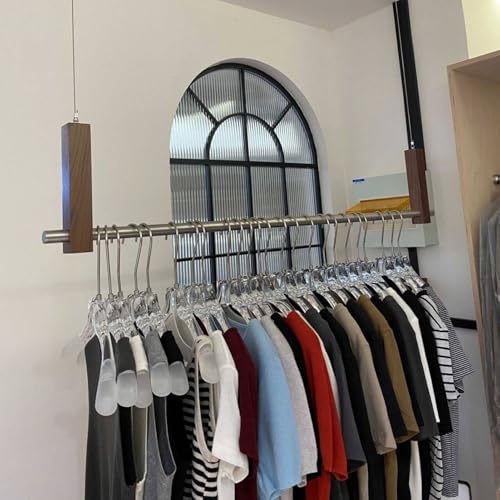 Porte-vêtements réglable en métal présentation vente au détail
