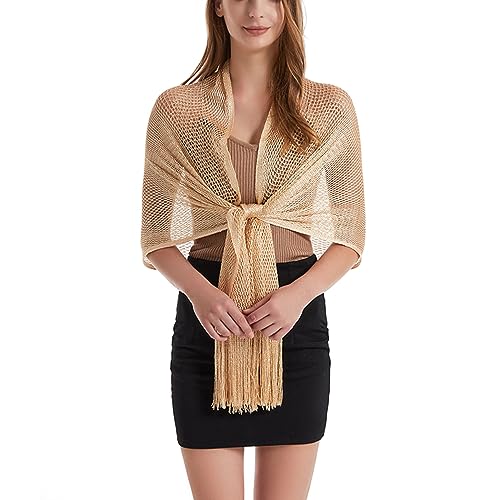Women's Long Cape Summer Scarf Fashion Soft Fall Thin Knitted Fringe Casual Light Cozy Elegant Pashmina