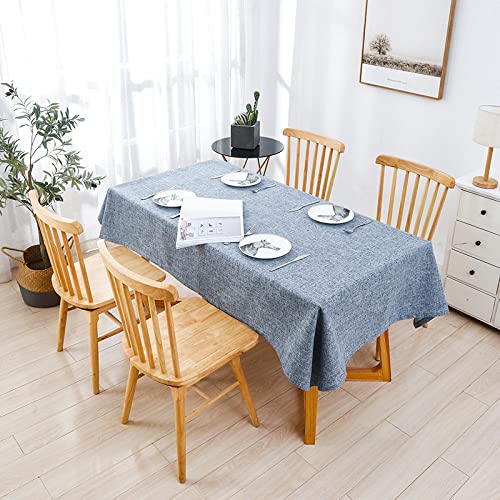 HGJH Nappe Anti Tache, Rectangulaire Nappe Couleur Unie Gris Nappe Imperméable Extérieure Nappe Lavable Tissu Moderne Nappe Lavable pour Cuisine Jardin Balcon Fêtes, 60 * 60 Cover