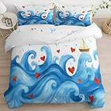 Design pratique: La fermeture à glissière cachée facilite l'insertion et le retrait de la couette lestée, tandis que les 4 sangles d'angle garantissent un maintien optimal. Fabriquée en tissu de haute qualité avec des coutures renforcées, cette housse de couette offre une durabilité accrue et est facile à retirer et à laver