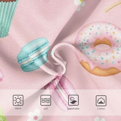 Cotton Toddler Girls Underwear Pastel Cartoon Colored Donuts Pink Panties Little Girl Pattern Briefs Kids Undies 2t3