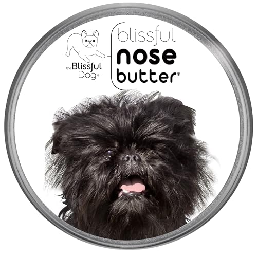 Image of The Blissful Dog Affenpinscher Nose Butter for Dry, Cracked Skin, Lick-Safe Dog Nose Balm with Moisturizing Shea Butter, Almond, Olive, and Essential Oils, Pet Supplies, Uncented, 1 oz.