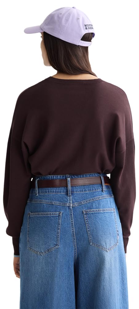 Scotch & Soda Relaxed-fit V-Neck Pullover Suéter Mujer (Pack de 1)