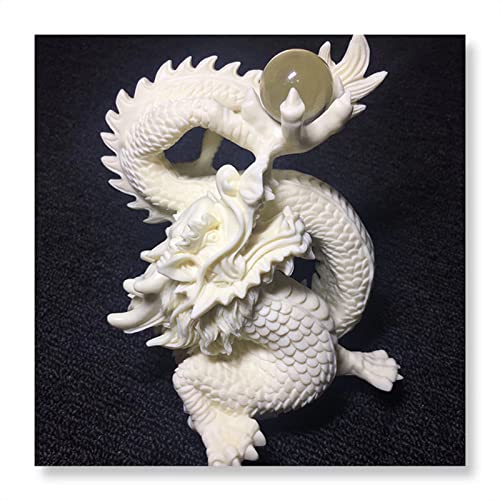 Estatua dragón Feng Shui para decoración de oficina y hogar miniatura 4