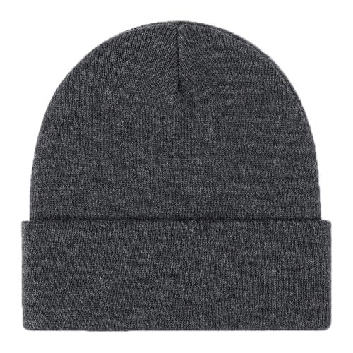 Image of Rosoz Beanie for Men Women Cuffed Knit Hat Winter Beanies Skull Cap Unisex