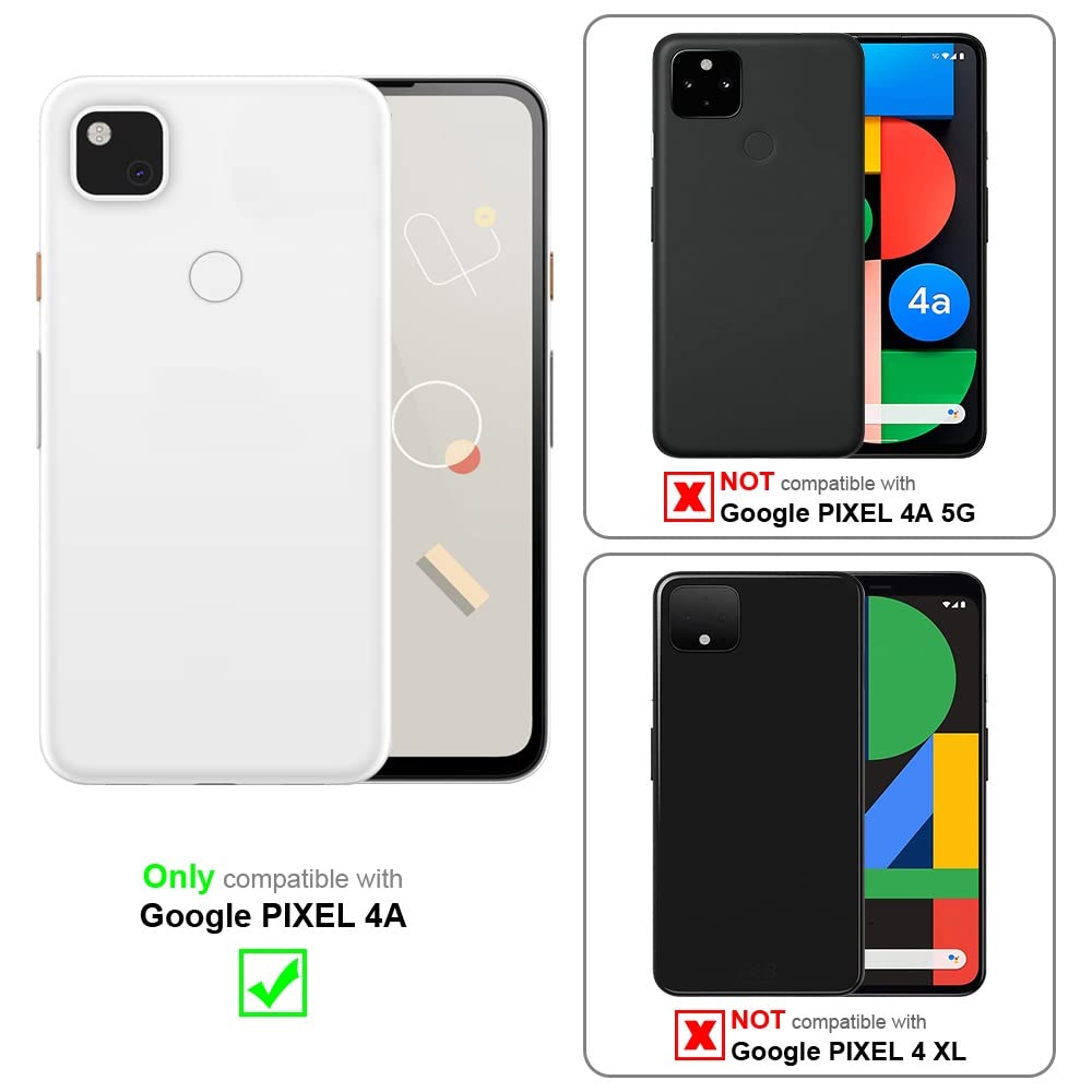 Cadorabo Custodia Libro Per Google Pixel 4: Nero Notte, Porta Carte, Funzione Stand E Chiusura Magnetica